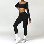 Fashionable 2-Piece Sports Co-Ord Set – Leggings & Top  Clean Vanilla Store