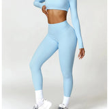 Fashionable 2-Piece Sports Co-Ord Set – Leggings & Top  Clean Vanilla Store
