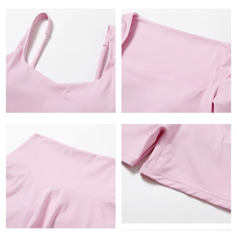 Fashionable 2-Piece Sports Co-Ord Set – Leggings & Top  Clean Vanilla Store