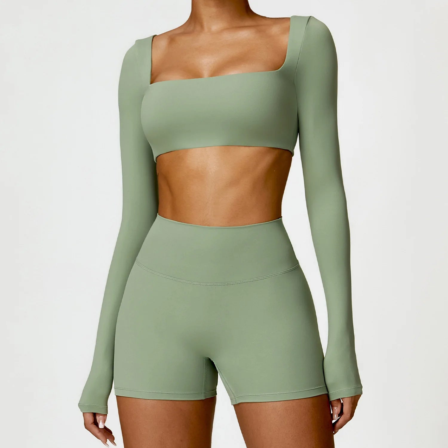 Fashionable 2-Piece Sports Co-Ord Set – Leggings & Top  Clean Vanilla Store