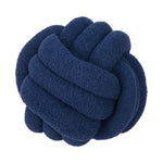Hand-Knotted Ball Throw Pillow Cushion in Soft Lamb Fleece  Clean Vanilla Store