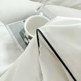 Modern Contrast Duvet & Pillowcase Set for Chic Style  Clean Vanilla Store