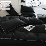 Modern Contrast Duvet & Pillowcase Set for Chic Style  Clean Vanilla Store