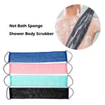 African Net Bath Sponge Exfoliating Shower Scrubber  Clean Vanilla Store