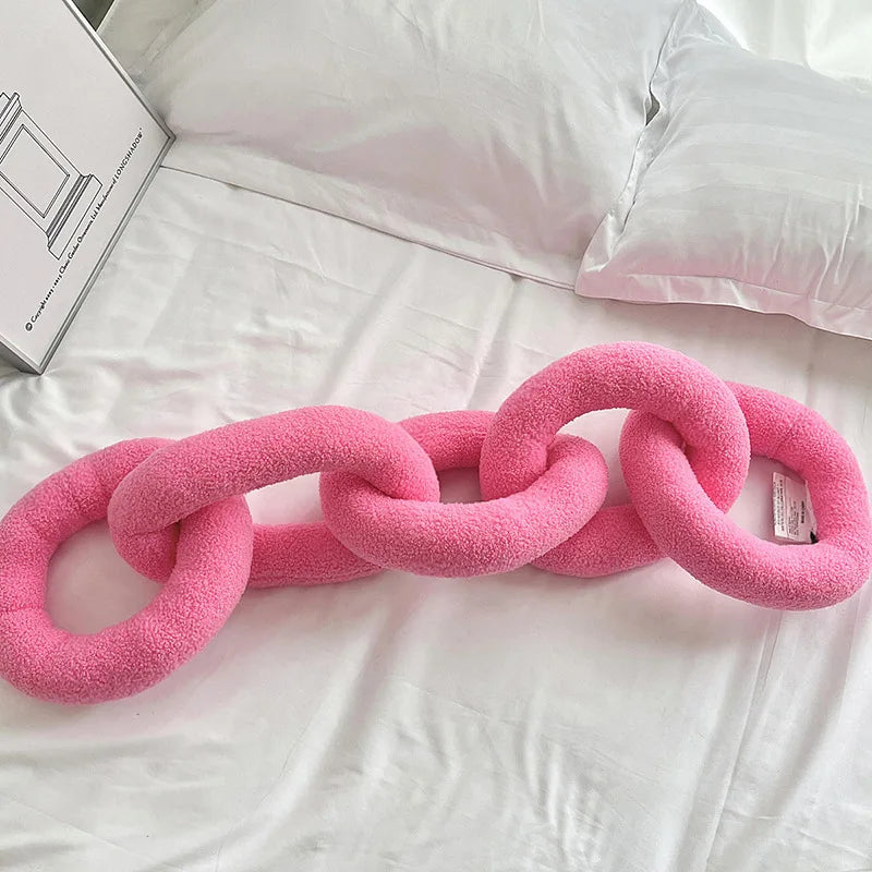 Chain Style Nordic Cotton Pillow Cushion - Unique Pattern  Clean Vanilla Store