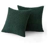 Cozy Corduroy Pattern Throw Pillow Cushion Cover  Clean Vanilla Store
