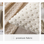 Cozy Corduroy Pattern Throw Pillow Cushion Cover  Clean Vanilla Store
