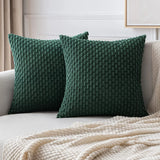 Cozy Corduroy Pattern Throw Pillow Cushion Cover  Clean Vanilla Store