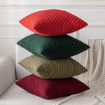 Cozy Corduroy Pattern Throw Pillow Cushion Cover  Clean Vanilla Store