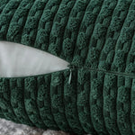Cozy Corduroy Pattern Throw Pillow Cushion Cover  Clean Vanilla Store