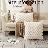 Pineapple Grid Turtle Pattern Plush Throw Pillow Cover  Clean Vanilla Store