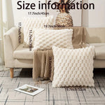Pineapple Grid Turtle Pattern Plush Throw Pillow Cover  Clean Vanilla Store